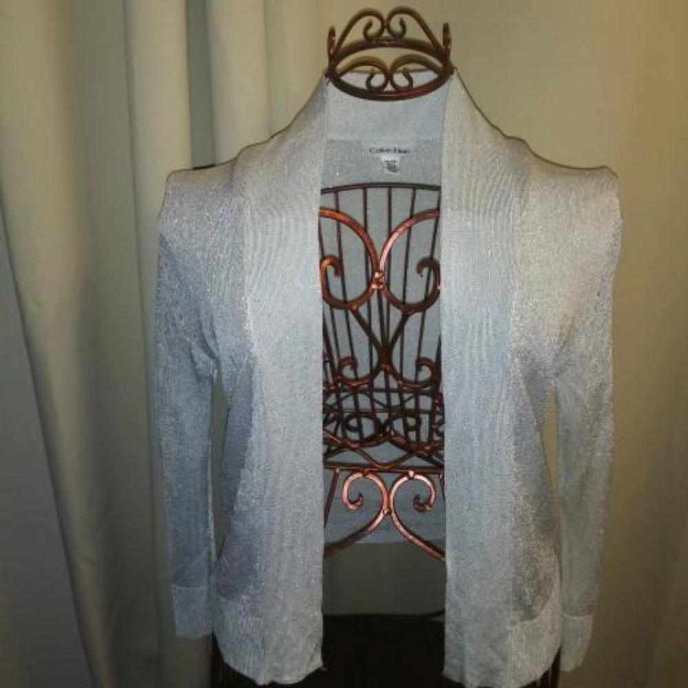 Calvin Klein Fancy Silver Sweater